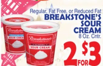 Bravo Supermarkets Breakstone's sour cream offer