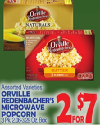 Bravo Supermarkets Orville redenbacher's microwave popcorn offer