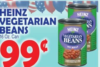 Bravo Supermarkets Heinz vegetarian beans offer