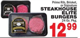Bravo Supermarkets Steakhouse elite burgers offer