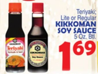 Bravo Supermarkets Kikkoman soy sauce offer