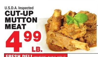 Bravo Supermarkets Cut-up mutton meat offer