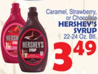 Bravo Supermarkets Hershey's syrup offer
