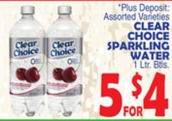 Bravo Supermarkets Clear choice sparkling water offer