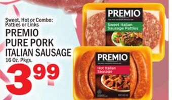 C Town Premio pure pork italian sausage offer