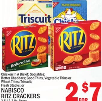C Town Nabisco ritz crackers offer