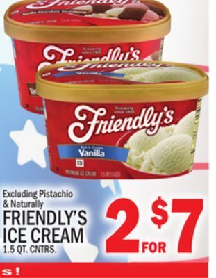 C Town Friendly's ice cream offer