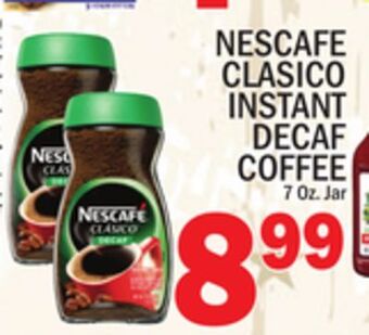C Town Nescafe clasico instant decaf coffee offer