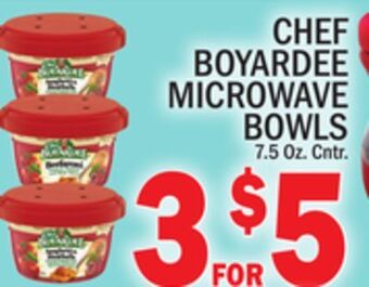 C Town Chef boyardee microwave bowls offer