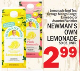 C Town Newman's own lemonade offer
