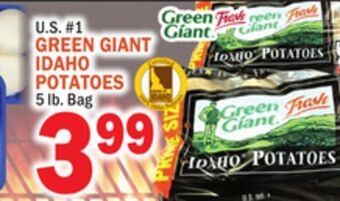 C Town Green giant idaho potatoes offer