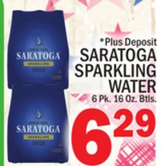 C Town Saratoga sparkling water offer