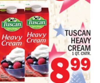 C Town Tuscan heavy cream offer