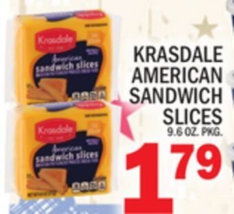 C Town Krasdale american sandwich slices offer