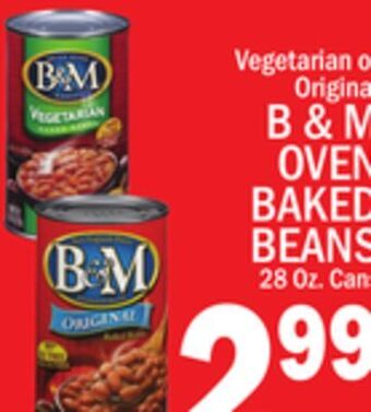 C Town B & m oven baked beans offer