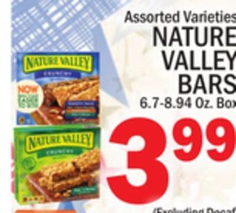 C Town Nature valley bars offer