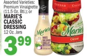 C Town Marie's marie's classic classic dressing dressing 12 oz. jars 12 oz. jars offer