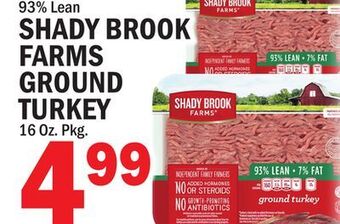 C Town Shady brook farms ground turkey offer