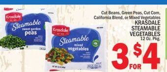 C Town Krasdale steamable vegetables offer