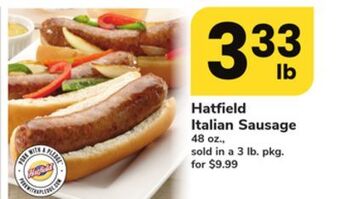 ACME Hatfield italian sausage offer