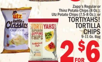 C Town Tortiyahs! tortilla chips 9-11 oz. bag offer