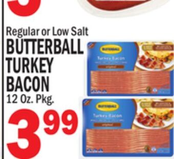 C Town Butterball turkey turkey bacon offer