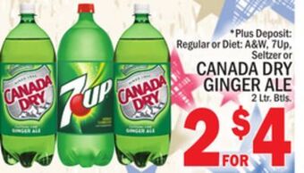 C Town Canada dry ginger ale offer