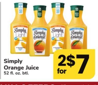 ACME Simply orange juice offer