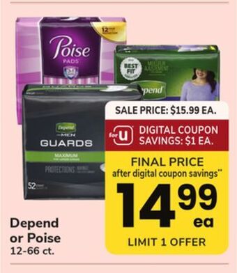 ACME Depend or poise offer