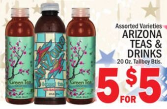 C Town Arizona teas & drinks offer