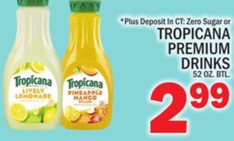 C Town Tropicana premium drinks offer