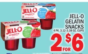 C Town Jell-o gelatin snacks offer