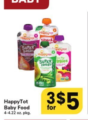 ACME Happytot baby food offer