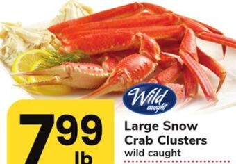 ACME Large snow crab clusters offer