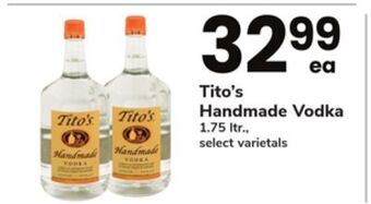 ACME Tito's handmade vodka offer