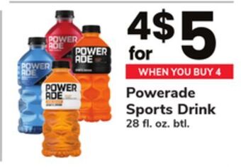 ACME Powerade sports drink offer