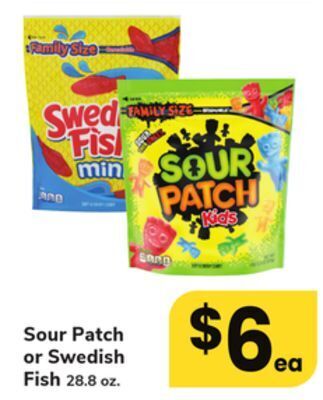ACME Sour patch or swedish fish offer