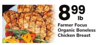 ACME Farmer focus organic boneless chicken breast offer