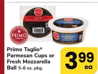 ACME Primo taglio® parmesan cups or fresh mozzarella ball offer