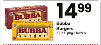 ACME Bubba burgers offer