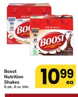 ACME Boost nutrition shakes offer