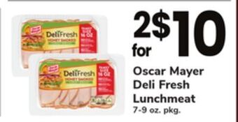 ACME Oscar mayer deli fresh lunchmeat offer