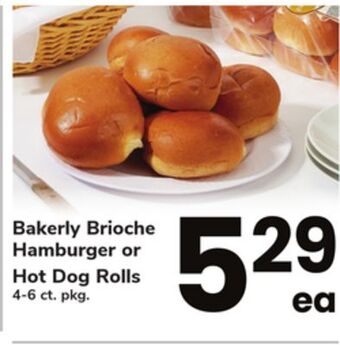 ACME Bakerly brioche hamburger or hot dog rolls offer