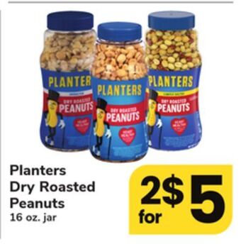 ACME Planters dry roasted peanuts offer