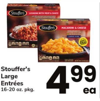 ACME Stouffer's large entrées offer