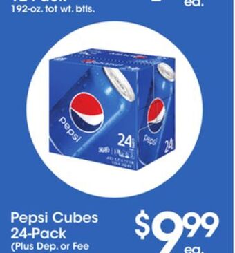 Price Rite Pepsi cubes 24-pack offer