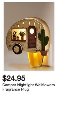 Bath & Body Works Camper nightlight wallflowers fragrance plug offer