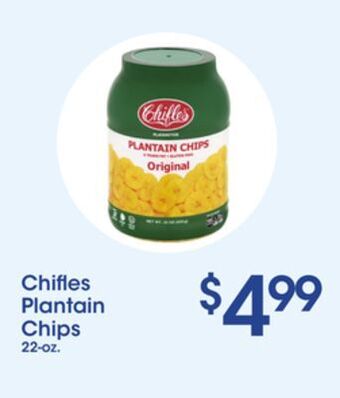 Price Rite Chifles plantain chips offer