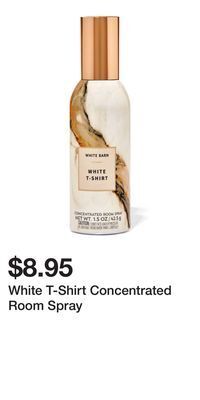 Bath & Body Works White t-shirt concentrated room spray offer