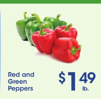 Price Rite Red and green peppers offer